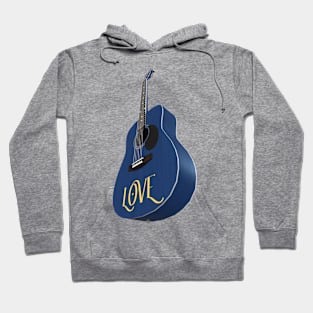 Blue Guitar – Music be the food of love Hoodie